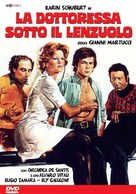 La dottoressa sotto il lenzuolo - Italian DVD movie cover (xs thumbnail)
