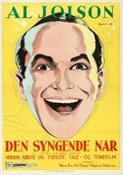 The Singing Fool - Danish Movie Poster (xs thumbnail)