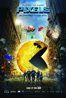 Pixels - Malaysian Movie Poster (xs thumbnail)