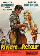 River of No Return - French Movie Poster (xs thumbnail)