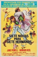 Seven Brides for Seven Brothers - Argentinian Movie Poster (xs thumbnail)