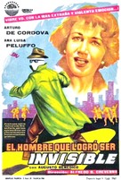 El hombre que logr&oacute; ser invisible - Spanish Movie Poster (xs thumbnail)