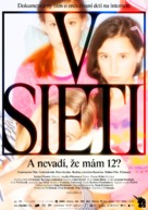 V s&iacute;ti - Slovak Movie Poster (xs thumbnail)