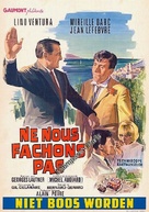 Ne nous f&acirc;chons pas - Belgian Movie Poster (xs thumbnail)