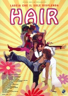 Hair - Italian Theatrical movie poster (xs thumbnail)