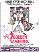 The Legend of the 7 Golden Vampires - British Movie Poster (xs thumbnail)