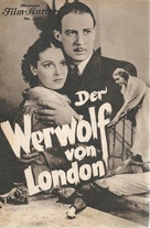 Werewolf of London - German poster (xs thumbnail)
