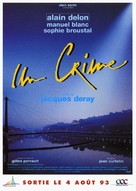 Un crime - French Movie Poster (xs thumbnail)