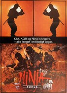 The Ninja Mission - Danish VHS movie cover (xs thumbnail)