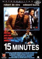 15 Minutes - French DVD movie cover (xs thumbnail)