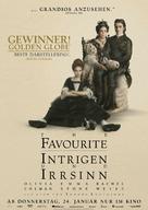 The Favourite - German Movie Poster (xs thumbnail)