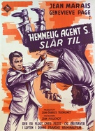 Mr. Stanislas geheim agent - Danish Movie Poster (xs thumbnail)