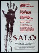 Sal&ograve; o le 120 giornate di Sodoma - Australian Theatrical movie poster (xs thumbnail)