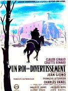 Un roi sans divertissement - French Movie Poster (xs thumbnail)