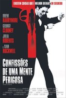 Confessions of a Dangerous Mind - Brazilian Movie Poster (xs thumbnail)