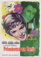 Printemps &agrave; Paris - Spanish Movie Poster (xs thumbnail)