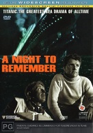 A Night to Remember - Australian DVD movie cover (xs thumbnail)