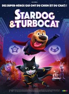 SpaceDog and TurboCat - French Movie Poster (xs thumbnail)