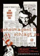 Mr. Stanislas geheim agent - German Movie Poster (xs thumbnail)