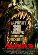 Piranha - Lithuanian Movie Poster (xs thumbnail)