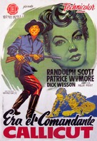 The Man Behind the Gun - Spanish Movie Poster (xs thumbnail)