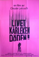 La vie, l&#039;amour, la mort - Swedish Movie Poster (xs thumbnail)