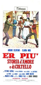 Er pi&ugrave;: storia d&#039;amore e di coltello - Italian Movie Poster (xs thumbnail)