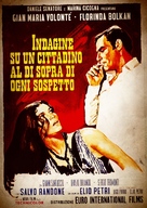 Indagine su un cittadino al di sopra di ogni sospetto - Italian Movie Poster (xs thumbnail)