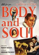 Body and Soul - DVD movie cover (xs thumbnail)