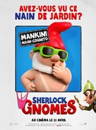 Sherlock Gnomes - French Movie Poster (xs thumbnail)