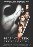 Halloween Resurrection - German Movie Poster (xs thumbnail)