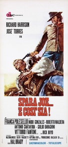 Spara Joe... e cos&igrave; sia! - Italian Movie Poster (xs thumbnail)