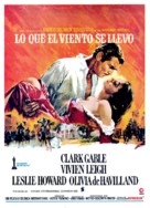 Gone with the Wind - Spanish Movie Poster (xs thumbnail)