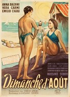 Domenica d&#039;agosto - French Movie Poster (xs thumbnail)