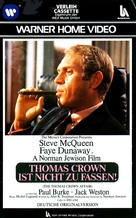 The Thomas Crown Affair - German VHS movie cover (xs thumbnail)