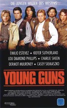 Young Guns - German VHS movie cover (xs thumbnail)