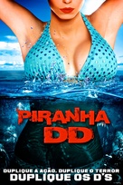 Piranha 3DD - Brazilian DVD movie cover (xs thumbnail)
