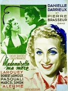 Mademoiselle ma m&egrave;re - French Movie Poster (xs thumbnail)