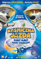 Space Dogs Adventure to the Moon - Polish Movie Poster (xs thumbnail)