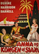 Anna and the King of Siam - Danish Movie Poster (xs thumbnail)