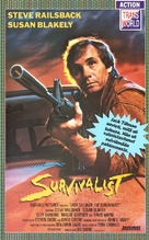 The Survivalist - Finnish VHS movie cover (xs thumbnail)