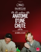 Anatomie d&#039;une chute - French Movie Poster (xs thumbnail)