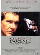 Presumed Innocent - Spanish Movie Poster (xs thumbnail)