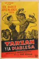 Tarzan and the She-Devil - Argentinian Movie Poster (xs thumbnail)