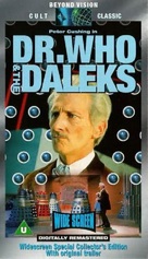 Dr. Who and the Daleks - British VHS movie cover (xs thumbnail)