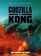 Godzilla vs. Kong - French Movie Poster (xs thumbnail)