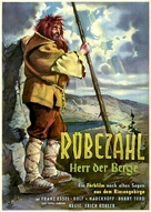 R&uuml;bezahl - Herr der Berge - German Movie Poster (xs thumbnail)
