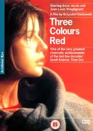 Trois couleurs: Rouge - British DVD movie cover (xs thumbnail)
