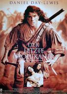 The Last of the Mohicans - German Movie Poster (xs thumbnail)