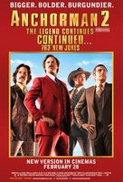 Anchorman 2: The Legend Continues - British Movie Poster (xs thumbnail)